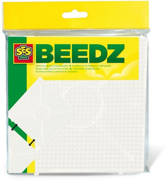 SES CREATIVE Bügelperlenplatten BEEDZ 2 Stück