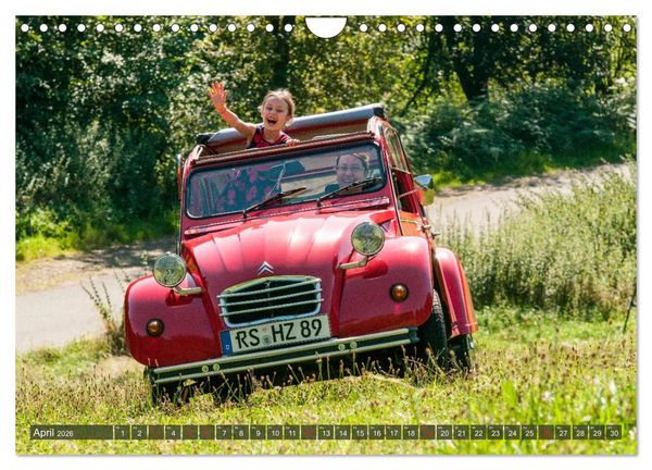 Produktbild: Citro&euml;n 2 CV - Zum Kippen zu schade (Wandkalender 2026 DIN A4 quer), CALVENDO Monatskalender