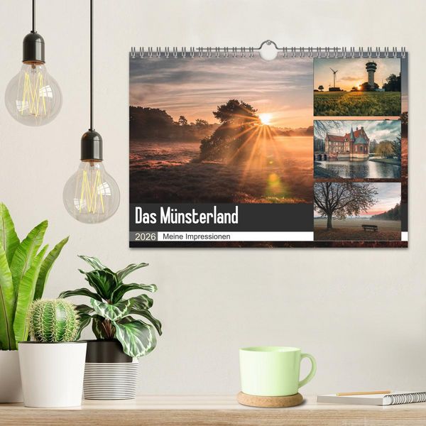 Produktbild: Das M&uuml;nsterland - Meine Impressionen (Wandkalender 2026 DIN A4 quer), CALVENDO Monatskalender