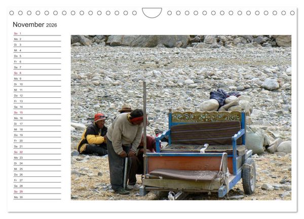 Produktbild: Tibet - Begegnungen (Wandkalender 2026 DIN A4 quer), CALVENDO Monatskalender
