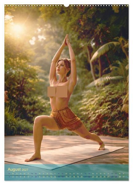 Produktbild: Sinnliches Yoga (hochwertiger Premium Wandkalender 2027 DIN A2 hoch), Kunstdruck in Hochglanz
