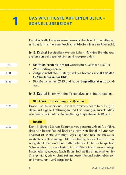 Brandt, M: Blackbird - Textanalyse und Interpretation