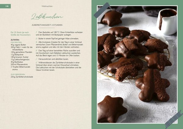 Das vegane Backbuch für Festtage
