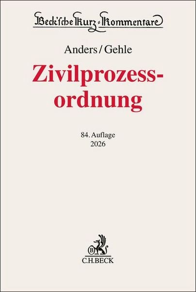 Produktbild: Zivilprozessordnung. ZPO