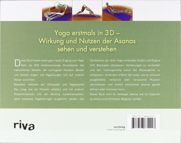 Yoga-Anatomie 3D' von 'Ray Long' - Buch - '978-3-86883-092-7