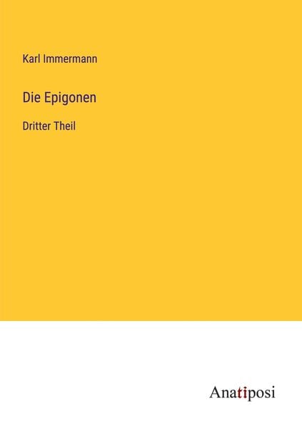 Produktbild: Die Epigonen