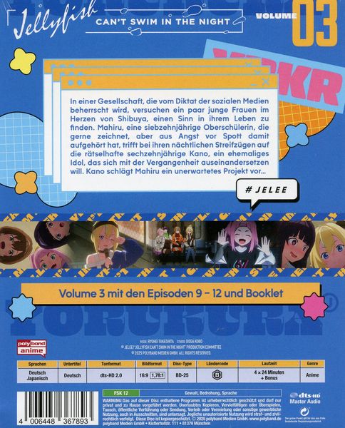 Produktbild: Jellyfish Can't Swim In The Night - Volume 3 - limitierte Edition mit Booklet
