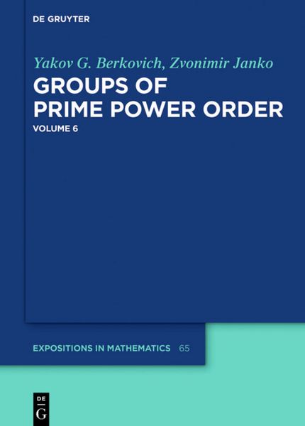 Produktbild: Groups of Prime Power Order. Volume 6