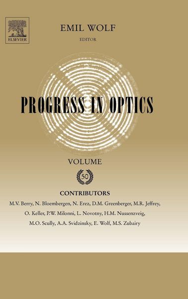 Produktbild: Progress in Optics, Volume 50