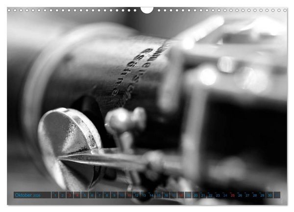 Produktbild: Klarinette - close up (Wandkalender 2026 DIN A3 quer), CALVENDO Monatskalender