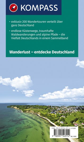 Produktbild: KOMPASS Wanderlust Deutschland
