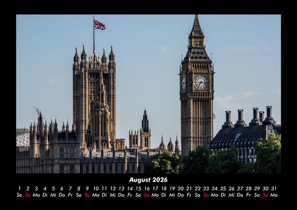 Produktbild: London - Impressionen 2026 Fotokalender DIN A3