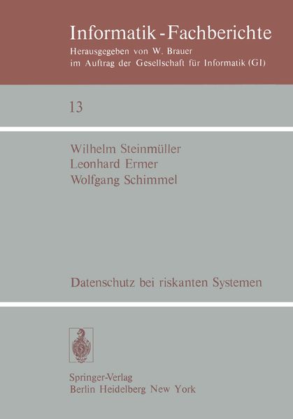 Produktbild: Datenschutz bei riskanten Systemen