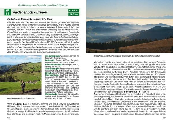 Produktbild: ROTHER Wanderf&uuml;hrer Fernwanderwege Schwarzwald
