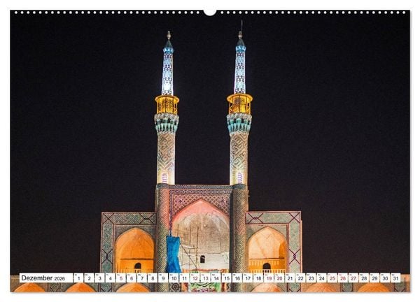 Produktbild: St&auml;dte des Irans - Yazd (hochwertiger Premium Wandkalender 2026 DIN A2 quer), Kunstdruck in Hochglanz