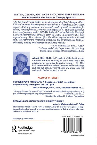 Produktbild: Better, Deeper And More Enduring Brief Therapy