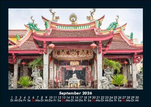 Produktbild: Tempel 2026 Fotokalender DIN A5