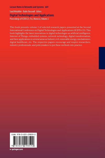 Produktbild: Digital Technologies and Applications