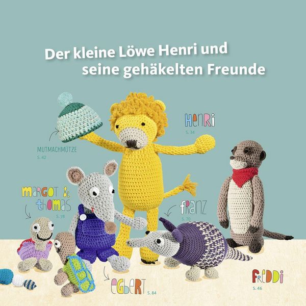 Produktbild: myboshi - Der kleine L&ouml;we Henri und seine geh&auml;kelten Freunde