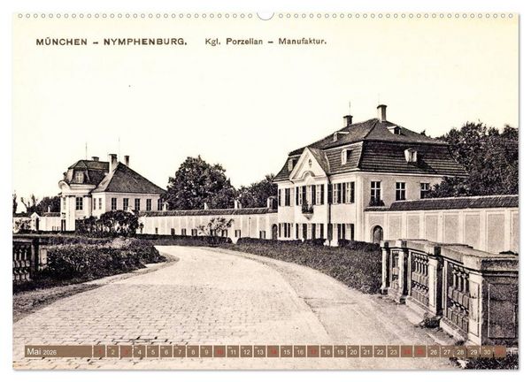 Produktbild: Spaziergang durch M&uuml;nchen &ndash; Die Stadt auf historischen Karten (Wandkalender 2026 DIN A2 quer), CALVENDO Monatskalender