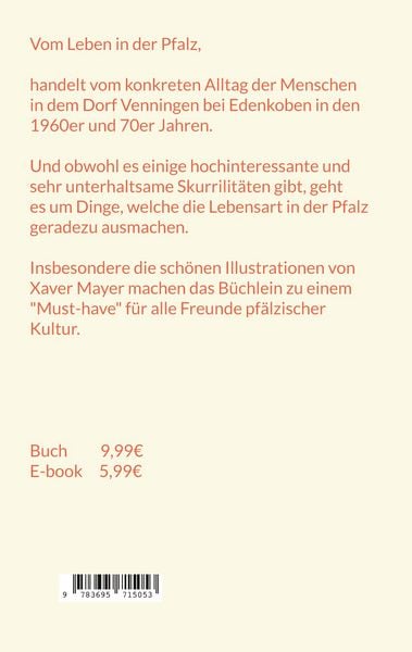 Produktbild: Vom Leben in der Pfalz