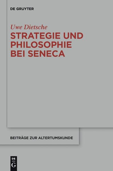Produktbild: Strategie und Philosophie bei Seneca