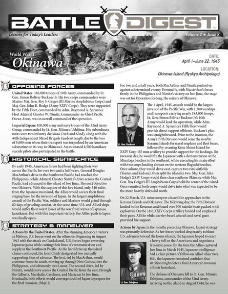 Produktbild: Battle Digest: Okinawa