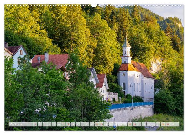 Produktbild: F&uuml;ssen Impressionen (Wandkalender 2026 DIN A2 quer), CALVENDO Monatskalender