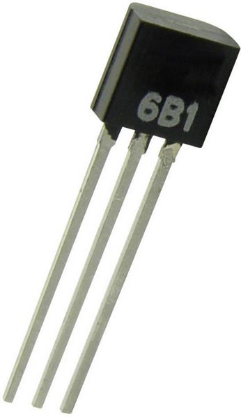 B + B Thermo-Technik TSIC506-TO92 TSIC506-TO92 Temperatursensor -10 bis +60 °C TO-92 radial bedrahtet