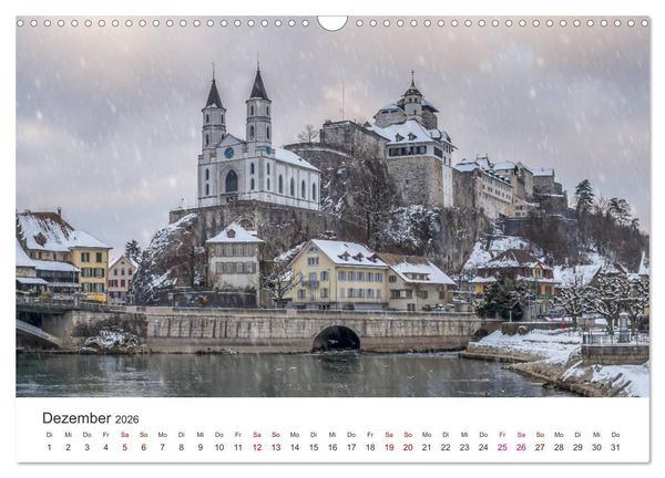 Produktbild: Schweiz - Die sch&ouml;nsten St&auml;dte (Wandkalender 2026 DIN A3 quer), CALVENDO Monatskalender