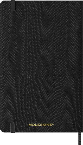 Produktbild: Moleskine Precious & Ethical 12 Monate Wochen Notizkalender 2027, L/A5, Liniert, Weicher Einband, Mamba Schwarz, mit Box