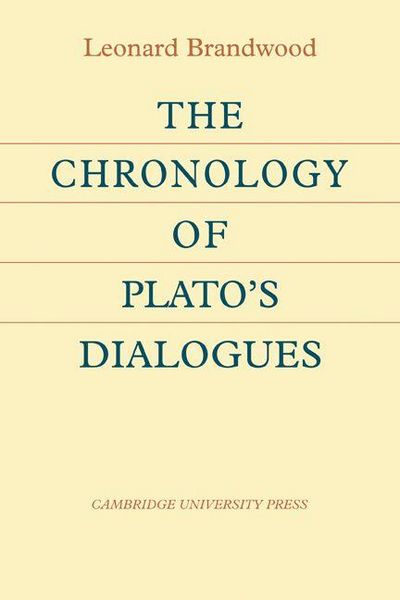 Produktbild: The Chronology of Plato's Dialogues