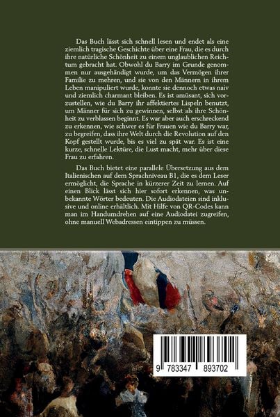 Produktbild: La vita di Jeanne B&eacute;cu, Contessa du Barry Da Cameriera a Cortigiana