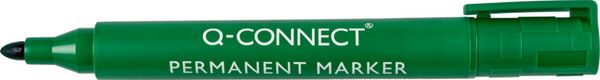Produktbild: Q-CONNECT&reg; Permanent Marker mit Rundspitze, 10er Etui (schwarz, braun, rot, orange, gelb, gr&uuml;n, hellblau, blau,, violett, rosa)