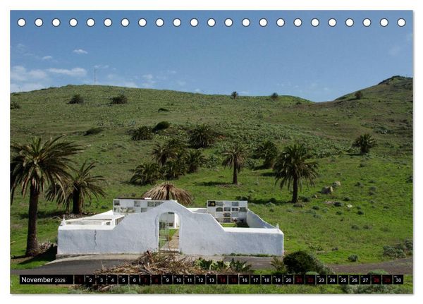 Produktbild: La Gomera - Ansichten und Aussichten (Tischkalender 2026 DIN A5 quer), CALVENDO Monatskalender