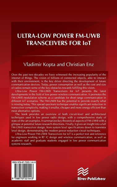 Produktbild: Ultra-Low Power FM-UWB Transceivers for IoT