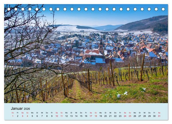 Produktbild: Elsass- und Vogesentr&auml;ume (Tischkalender 2026 DIN A5 quer), CALVENDO Monatskalender
