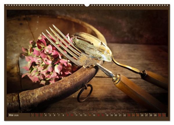Produktbild: Wabi Sabi: All die sch&ouml;nen alten Dinge (hochwertiger Premium Wandkalender 2026 DIN A2 quer), Kunstdruck in Hochglanz