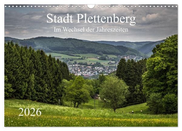 Produktbild: Stadt Plettenberg (Wandkalender 2026 DIN A3 quer), CALVENDO Monatskalender
