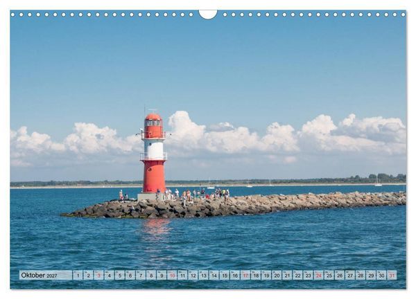 Produktbild: Hansestadt Rostock Historischer Stadtkern bis Warnem&uuml;nde (Wandkalender 2027 DIN A3 quer), CALVENDO Monatskalender