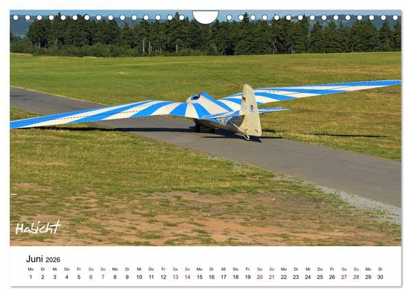Produktbild: Flugzeuge auf der Wasserkuppe 2026 (Wandkalender 2026 DIN A4 quer), CALVENDO Monatskalender