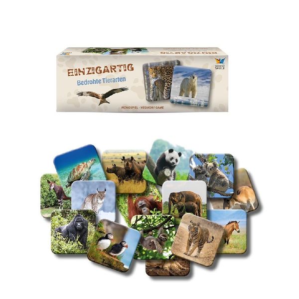Produktbild: Einzigartig - Bedrohte Tierarten - Memospiel