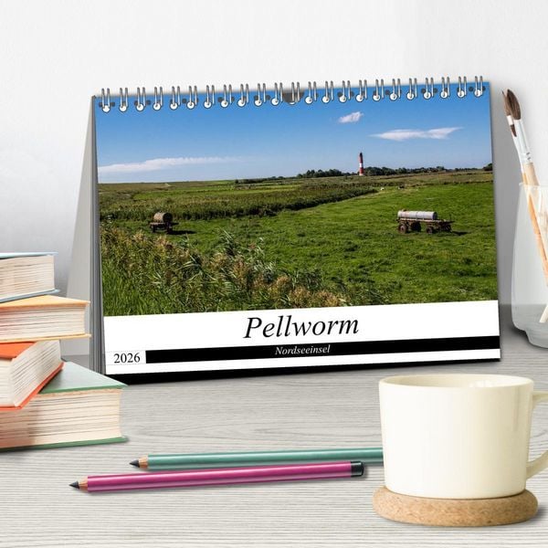 Produktbild: Nordseeinsel Pellworm 2026 (Tischkalender 2026 DIN A5 quer), CALVENDO Monatskalender