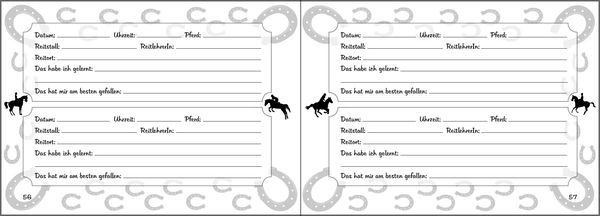 Produktbild: Mein Reiter-Tagebuch - F&uuml;r alle Erlebnisse und Erinnerungen aus dem Reitstall