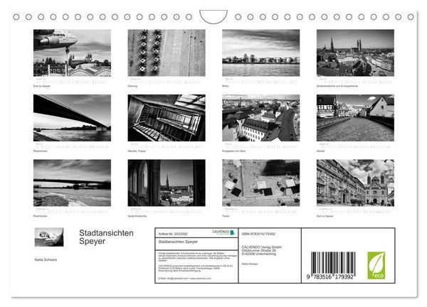 Produktbild: Stadtansichten Speyer (Wandkalender 2026 DIN A4 quer), CALVENDO Monatskalender