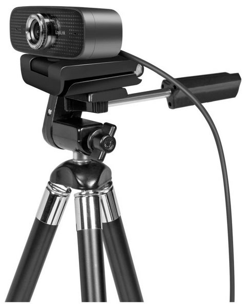 Produktbild: LogiLink UA0378 Full HD-Webcam Klemm-Halterung, Mikrofon