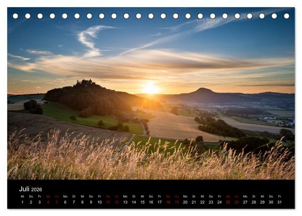 Produktbild: Der Hegau - Wanderparadies am westlichen Bodensee (Tischkalender 2026 DIN A5 quer), CALVENDO Monatskalender