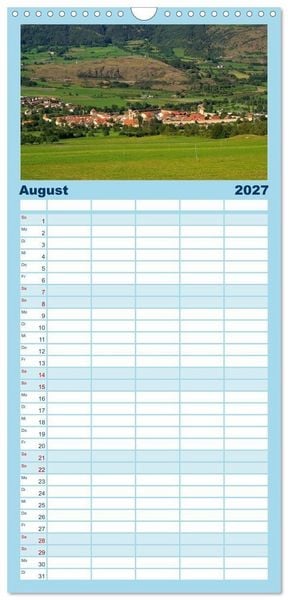 Produktbild: Familienplaner 2027 - Vinschgau - Die Sonnenseite S&uuml;dtirols mit 5 Spalten (Wandkalender, 21 x 45 cm) CALVENDO