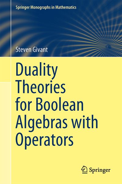 Produktbild: Duality Theories for Boolean Algebras with Operators