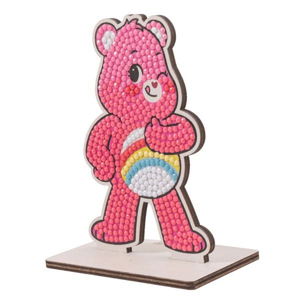 Produktbild: Craft Buddy CAFGR-32CBC061 - Crystal Art Buddies, Care Bears, Cheer Bear, rosa, Serie 6, Diamond Painting